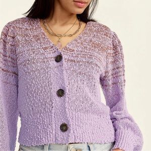 JCREW space-dyed cardigan sweater